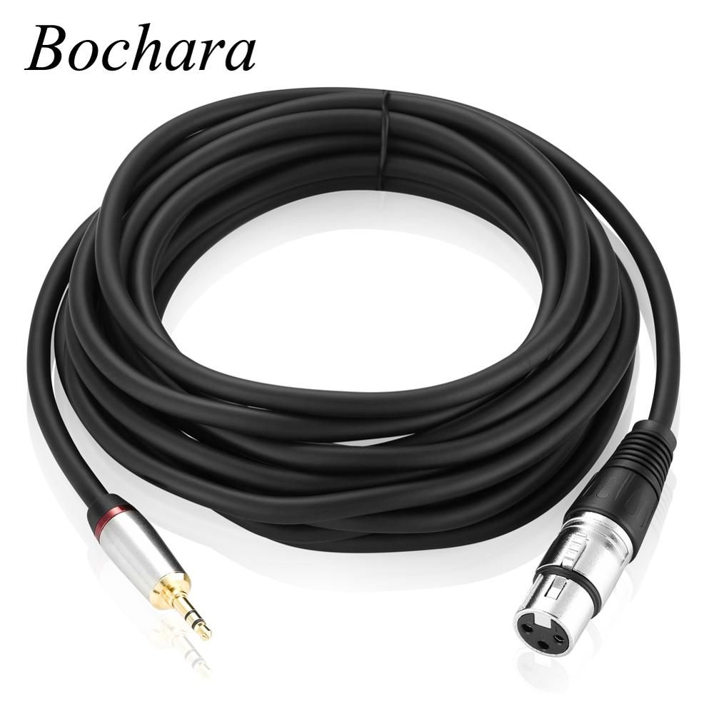Bochara ׷  -XLR  ̺  +   ũ ͼ, 3.5mm, 1.8m, 3m, 5m, 10m